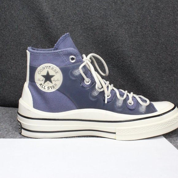 Converse Chuck 70 Utility High-Top Sneakers in Blue and White - Picture 6 of 11